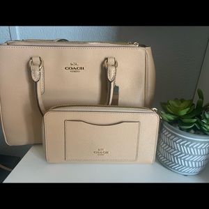 Coach handbag and wallet